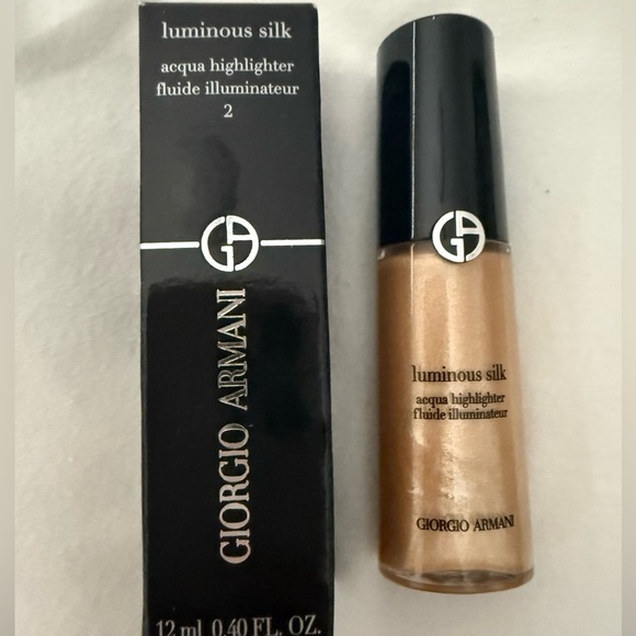 NIB Giorgio Armani Luminous Silk Aqua Highlighter - 2 Stellar - Picture 4 of 5